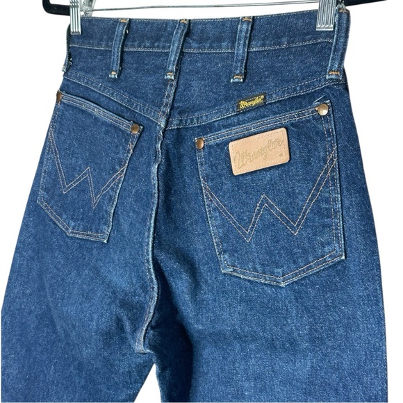 Wrangler Denim - Wrangler Vintage Cowboy Cut Jeans High Rise
Tall Rigid Blue Denim 13MWZG